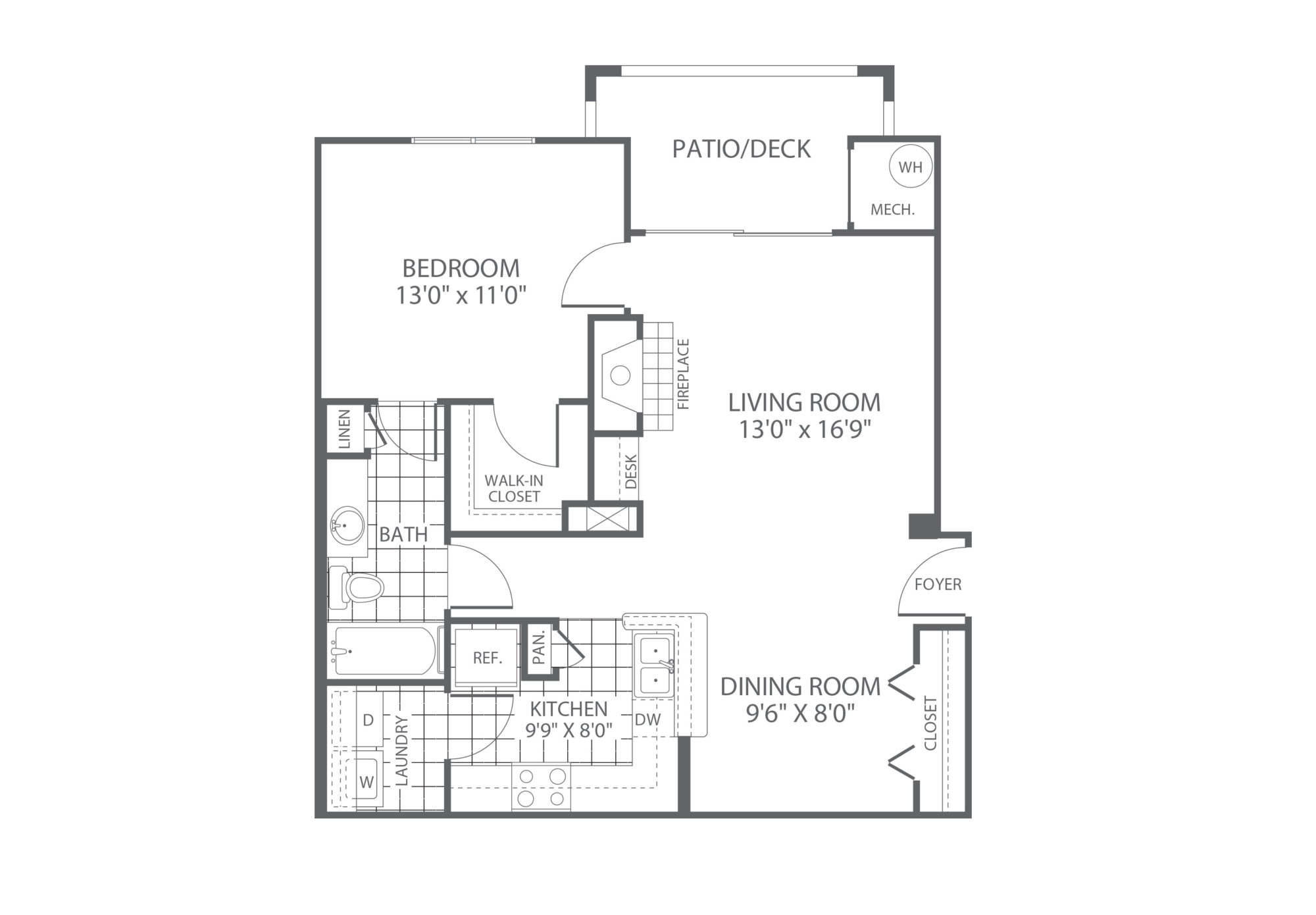 1-bedroom apartment in Yardley, PA with 780 sq. ft. at Edge at Yardley