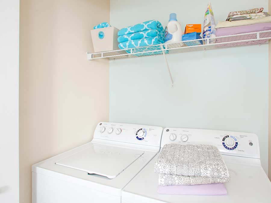 apartment featuring in-unit washer and dryer