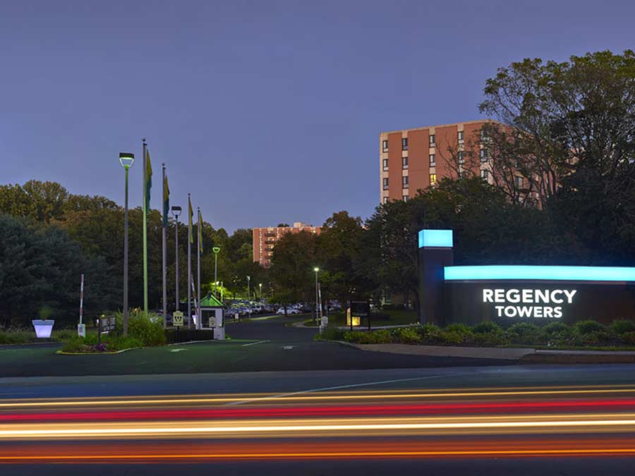 Regency Towers Property Sign