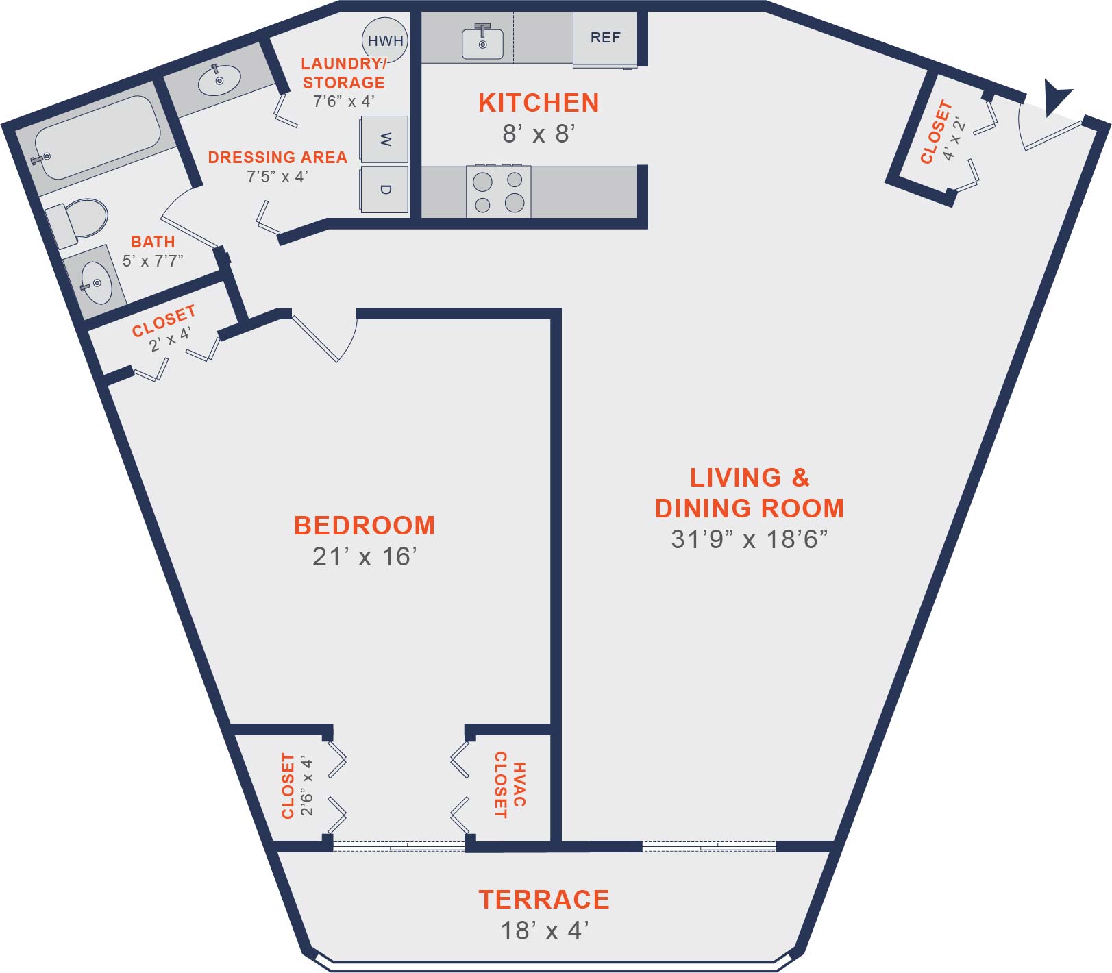 1-bedroom apartment in King of Prussia at Valley Forge Towers with 1,079 sq. ft.