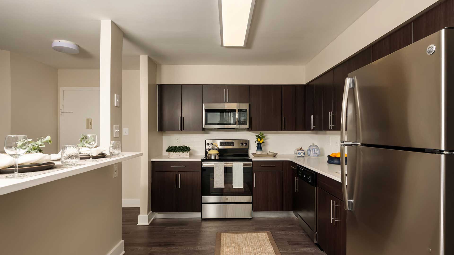 Whitney Apartments interior kitchen